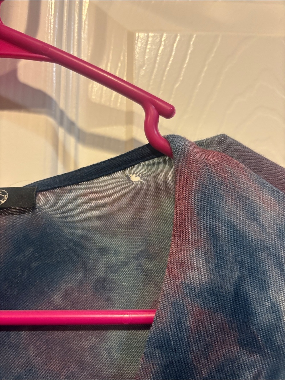 Tie-Dye Blue tunic Top - Picture 5 of 6